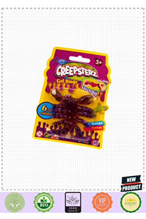 Creepsterz Yumuşak Jel Streç Böcekler 5 Litre Kız Erkek Çocuk Oyuncakları Eğitici Oyuncaklar