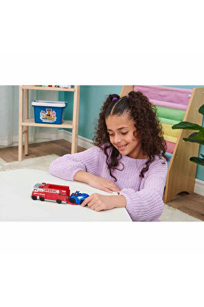 Paw Patrol True Metal Itfaiye Ekibi Aracı 5 Litre Kız Erkek Çocuk Oyuncakları Eğitici Oyuncaklar