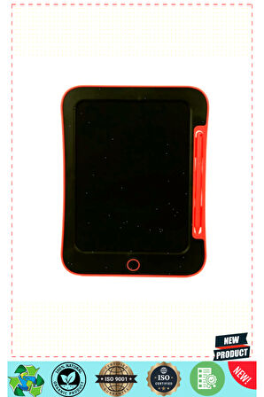 Kırmızı 8,5'' Lcd Dijital Çizim Tableti 5 Litre Kız Erkek Çocuk Oyuncakları Eğitici Oyuncaklar