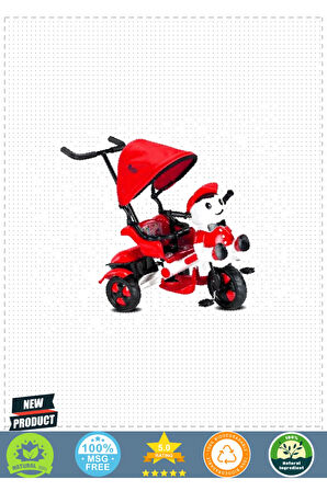 Babyy Hopeee Yupi Bebek Bisikleti Kırmızı 5 Litre Kız Erkek Çocuk Oyuncakları Eğitici Oyuncaklar