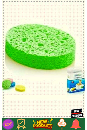 BabyyJemmm Bebek Banyo Süngeri Selülozik 020 Yeşil 1 Gram Kız Erkek Çocuk Oyuncakları Eğitici Oyunca