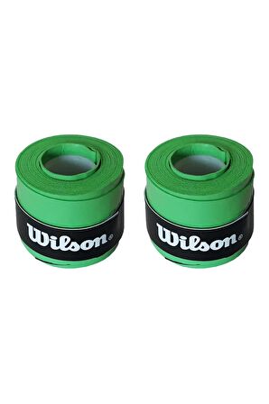 Wilson Comfort Bowl O'grips 2 Adet Grip, Tenis Raketi Gribi Yeşil