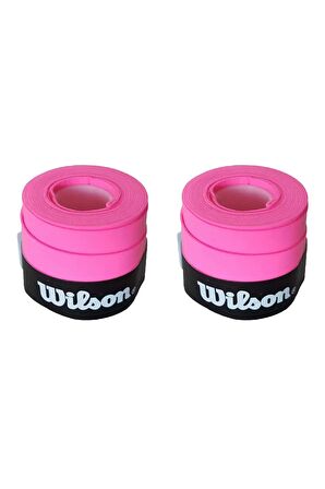 Wilson Comfort Bowl O'grips 2 Adet Grip, Tenis Raketi Gribi Pembe