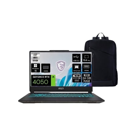 Msı Cyborg 15 A13VE-2268XTRNN Intel Core I5 13420H 24GB 512GB SSD RTX4050 Freedos 15.6" Fhd Taşınabilir Bilgisayar