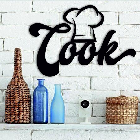 Cook Ahşap Duvar Süsü