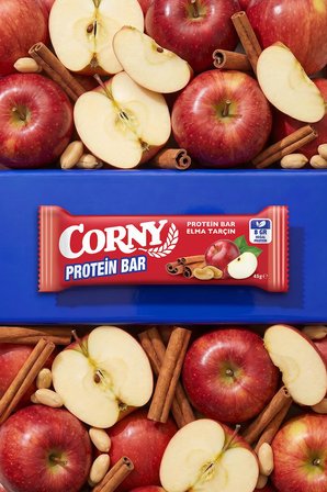 Corny Protein Bar Elma Tarçın 45gr x 12 Adet