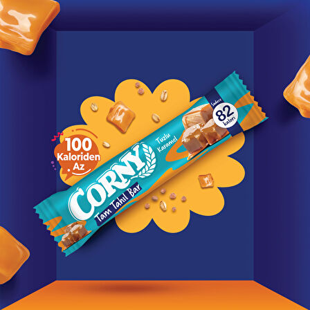 CORNY Tam Tahıl Bar Tuzlu Karamel 20g x 12 Adet