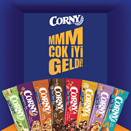 CORNY Tam Tahıl Bar Tuzlu Karamel 20g x 12 Adet