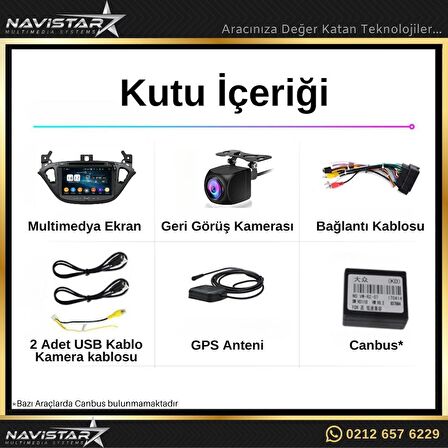 Opel CORSA 2017-2019 Model 2+32GB Android 13 Kablosuz Carplay Navigasyon Multimedya Sistemi 