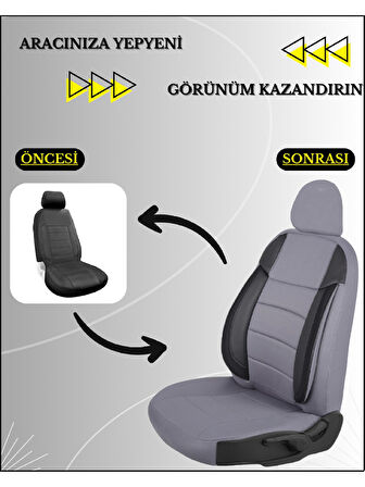 Honda Civic FC5 Araçlara Uyumlu Tam Takım Cover G Model Oto Koltuk Kılıfı Seti