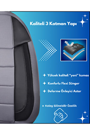 Mazda 323 Araçlara Uyumlu Tam Takım Cover G Model Oto Koltuk Kılıfı Seti