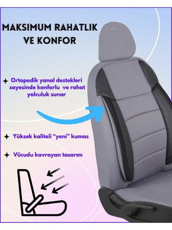 Peugeot 406 Araçlara Uyumlu Tam Takım Cover G Model Oto Koltuk Kılıfı Seti