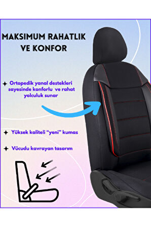 Ford Focus Araçlara Uyumlu Tam Takım Cover K Model Oto Koltuk Kılıfı Seti