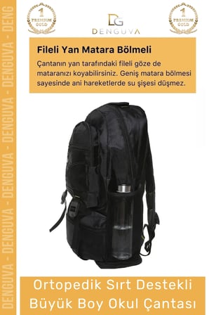 Ortopedik Su Geçirmez Konfor Modeli Fermuarlı Büyük Boy Çok Gözlü Bölmeli Kamp Outdoor Sırt Çantası