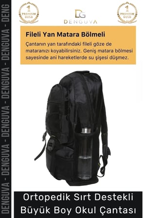 Ortopedik Su Geçirmez Konfor Modeli Fermuarlı Büyük Boy Çok Gözlü Bölmeli Kamp Outdoor Sırt Çantası
