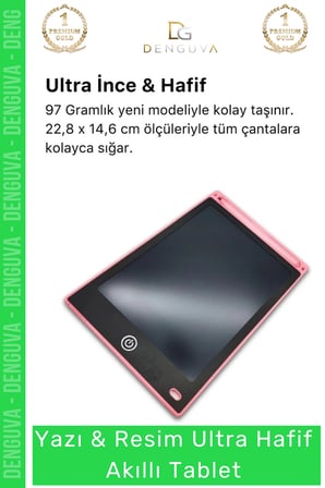 premium lcd ekranlı kalemli dijital çizim tableti yazı tahtası boyama resim akıllı tablet 12 inc