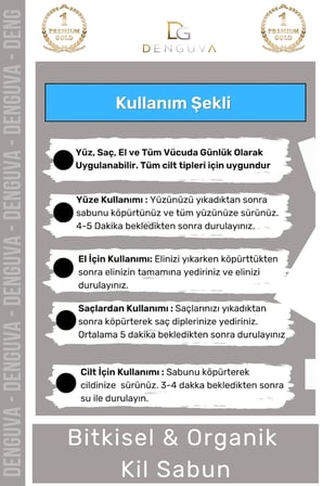  Doğal Güzel Kokulu El Yüz Saç Vücut Cilt Orijinal Kil Sabunu - 2 Adet