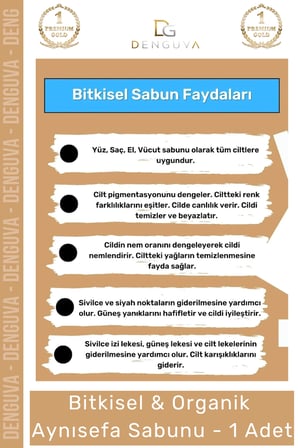 Özel Üretim  Doğal Güzel Kokulu El Yüz Saç Vücut Cilt Orijinal Aynısefa Sabunu - 1 Adet