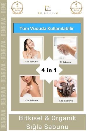  Doğal Güzel Kokulu El Yüz Saç Vücut Cilt Orijinal Sığla Sabunu - 3 Adet
