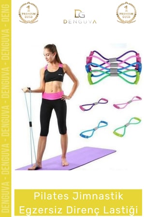 Özel Üretim Kas Açma Germe Güçlenme Spor Pilates Jimnastik Egzersiz Direnç Lastiği