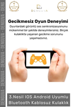 Premium Özel Seri Ios Android Uyumlu Bluetooth Kulaklık Kulak İçi 2. Nesil Kablosuz Kulaklık