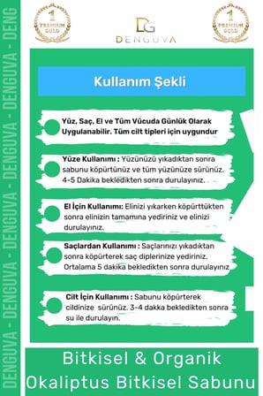  güzel kokulu el yüz saç vücut cilt onaran kolajen etkili okaliptus bitkisel sabun 3 adet