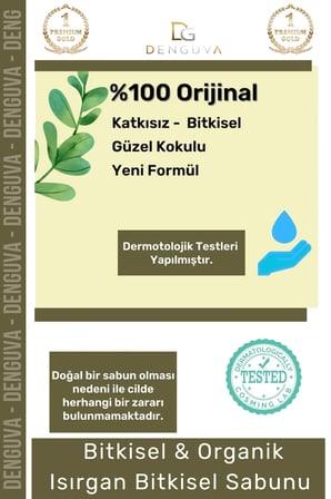 100% Doğal Güzel Kokulu El Yüz Saç Vücut Cilt Onaran Kolajen Etkili Isırgan Bitkisel Sabun 1 Adet