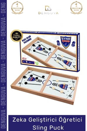 Premium Eğitici Zeka Geliştirici Öğretici Eğlence Aile Etkinlik Yılbaşı Özel Gün Sling Puck