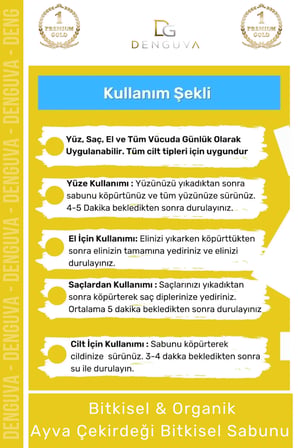 %100 Doğal Güzel Kokulu El Yüz Saç Vücut Cilt Orijinal Bitkisel Ayva Çekirdeği Sabunu 100G - 1 Adet