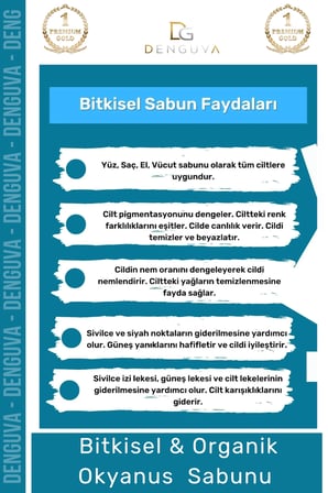Güzel Kokulu El Yüz Saç Vücut Cilt Orijinal Bitkisel Nazar Boncuklu Okyanus Sabunu 100G - 3 Adet