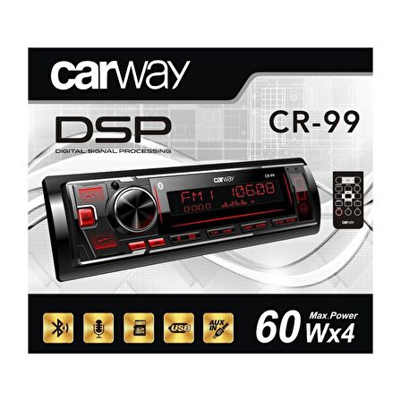 Carway Cr-99 Dıgıtal Processıng - Dsp - Car Mp3 Player