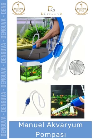#Akvaryum Manuel Akvaryum Pompası – Pratik Su Değişimi ve Temizlik İçin Ergonomik Tasarım