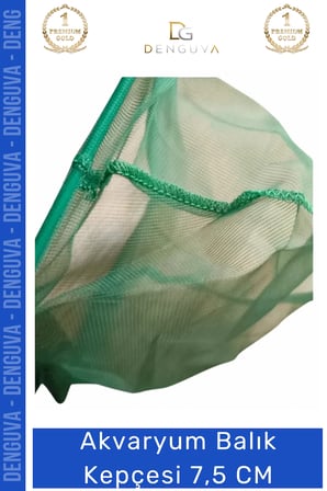 #BalıkKepçesi Paslanmaz Dayanıklı İnce Gözenekli Yumuşak Fileli Sağlam Akvaryum Balık Kepçesi 7.5 CM