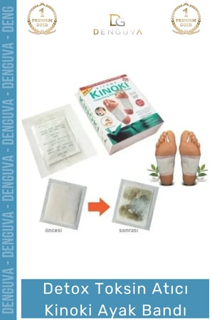 #DetoxBandı Kinoki Ayak Bandı Vücut Detoksu Sağlık Ağır Metal Detox Bandı Toksin Atıcı 10 Adet
