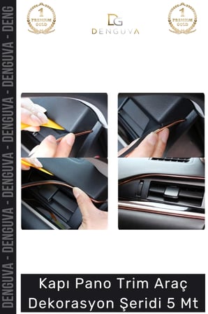 #Trim Galvanik Kaplama Esnek PVC Otomotiv Pano Kapı Trim İç Aksesuar Araba Dekorasyon 5 Metre