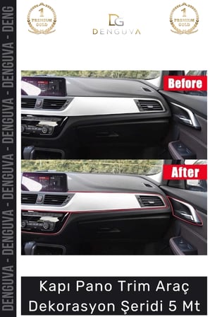 #Trim Galvanik Kaplama Esnek PVC Otomotiv Pano Kapı Trim İç Aksesuar Araba Dekorasyon 5 Metre
