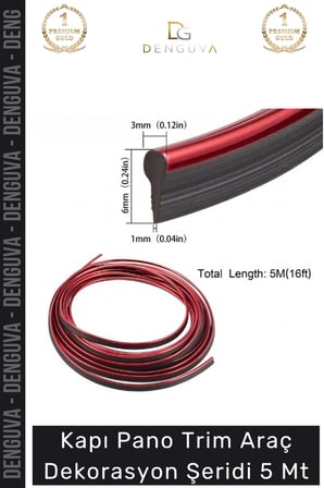 #Trim Galvanik Kaplama Esnek PVC Otomotiv Pano Kapı Trim İç Aksesuar Araba Dekorasyon 5 Metre