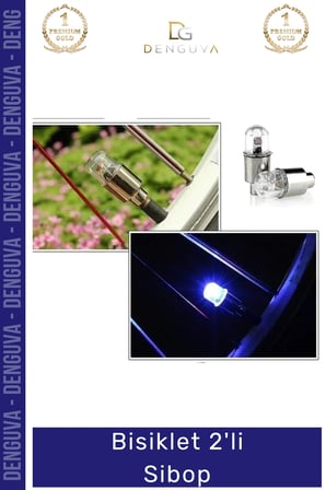 #Sibop Hareket Sensörlü Otomatik Yanan Mavi Yeşil Lastik LED Güvenlik Işık Bisiklet Araba 2'li Sibop