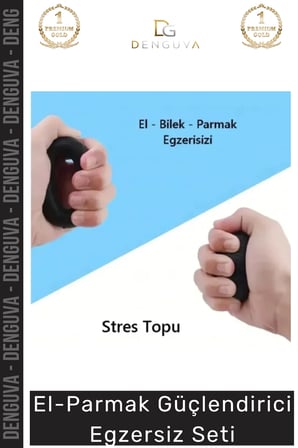 #EgzersizSeti Kas Geliştirme Kavrama Gücü Rehabilitasyon Spor El Parmak Güçlendirici Egzersiz Seti