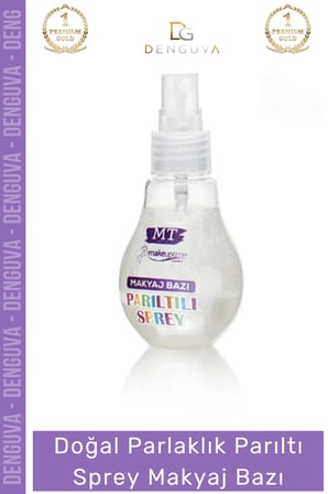 #Kozmetik Işıltılı Aydınlık Pürüzsüz Canlı Görünüm Doğal Parlaklık Parıltılı Sprey Makyaj Bazı
