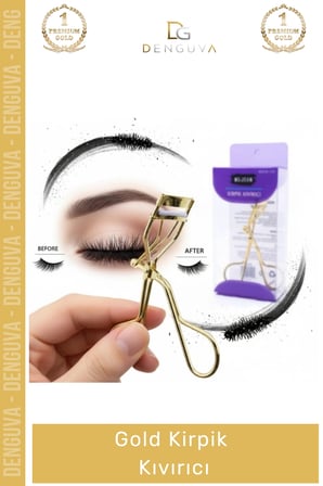 #KirpikKıvırıcı Ergonomik Tutuş Etkili Bakışlar Yaratan Dayanıklı Metal Şık Tasarım Gold Kirpik Kıvırıcı