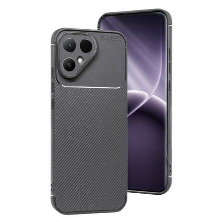 Tecno Pova Curve 2 5G Uyumlu Kılıf Soft Karbon Görünüm Esnek Silikon Azn-Negro