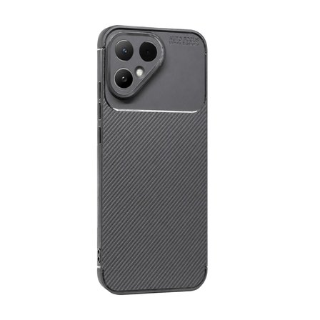 Tecno Pova Curve 2 5G Uyumlu Kılıf Soft Karbon Görünüm Esnek Silikon Azn-Negro