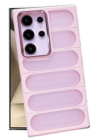 Samsung Galaxy S24 Ultra Kılıf Airmax Silikon Kapak - Pembe
