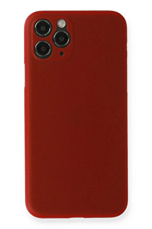 iPhone 11 Pro Kılıf PP Ultra İnce Kapak - Kırmızı
