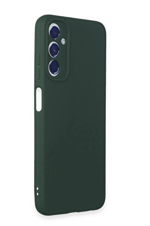 Samsung Galaxy A05S Kılıf First Silikon - Koyu Yeşil
