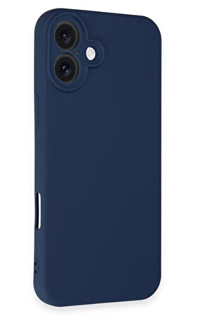 iPhone 16 Plus Kılıf First Silikon - Lacivert