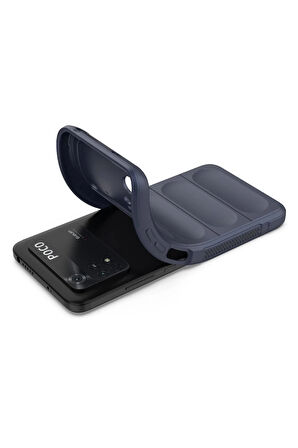 Xiaomi Poco M4 Pro 4G Kılıf Optimum Silikon - Lacivert
