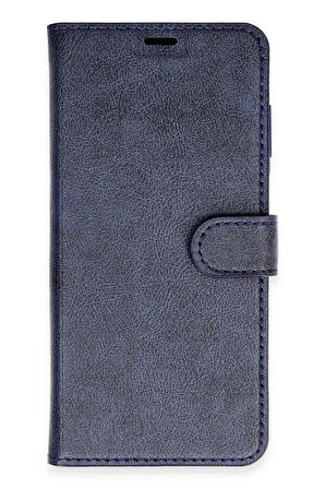 Samsung Galaxy A15 4G Kılıf Trend S Plus Kapaklı Kılıf - Lacivert