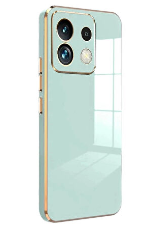 Xiaomi Redmi Note 13 5G Kılıf Volet Silikon - Açık Yeşil